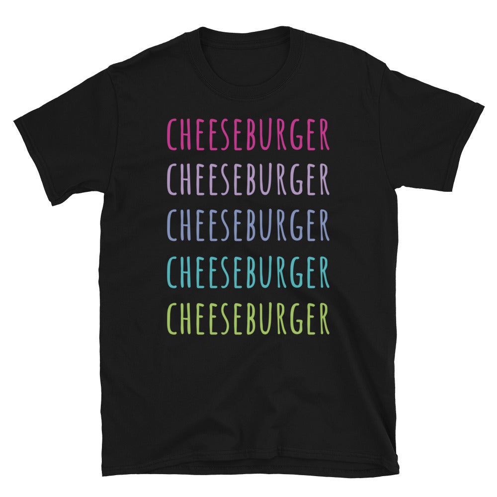 Camiseta divertida con meme de hamburguesa con queso