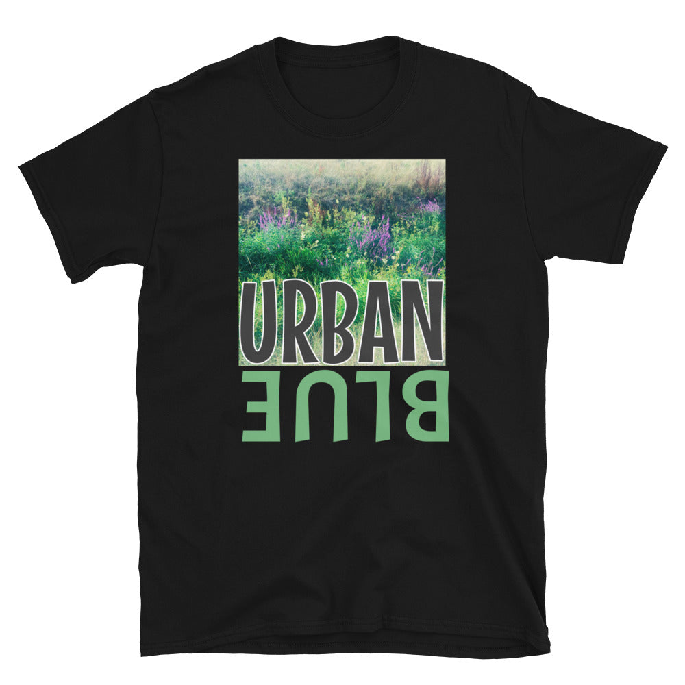 T-Shirt mit Grafik in Urban-Blau