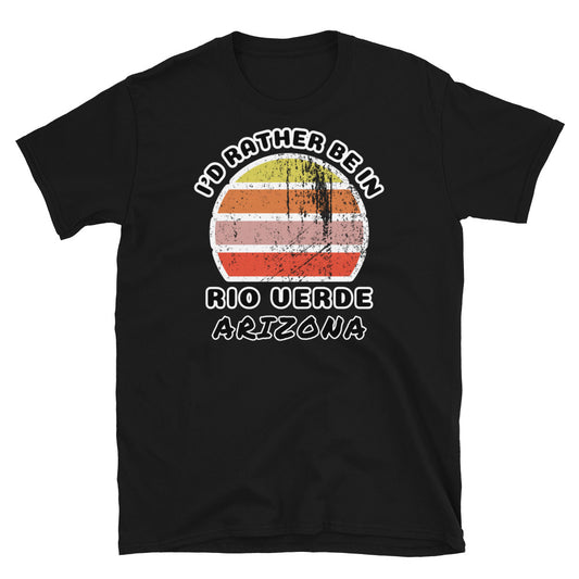 Funny Rio Verde vintage sunset cotton t-shirt