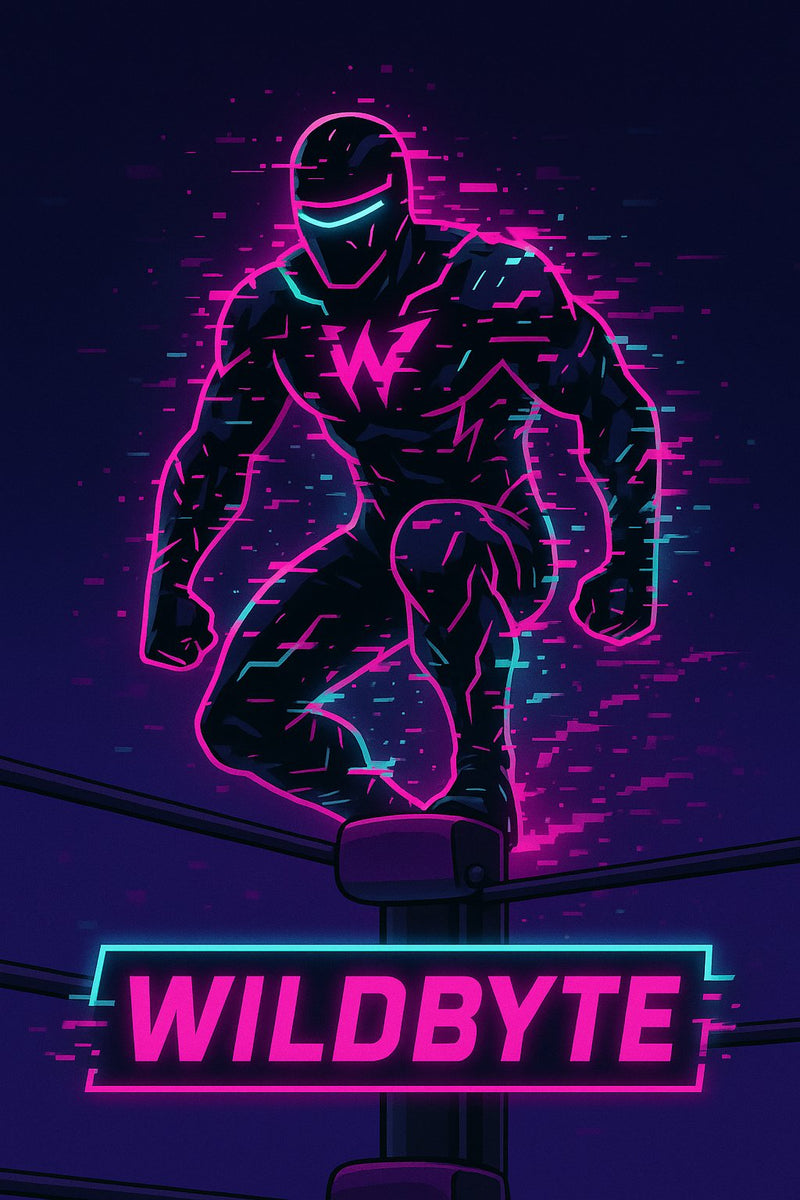Blitz Vector hero card artwork - The Neon Speedster of the Renegades