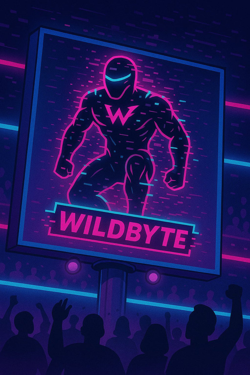 Blitz Vector hero card artwork - The Neon Speedster of the Renegades