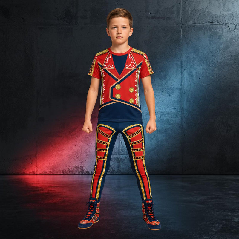 Youth wrestling cosplay bundle, Circus Hero Set, American Hero design