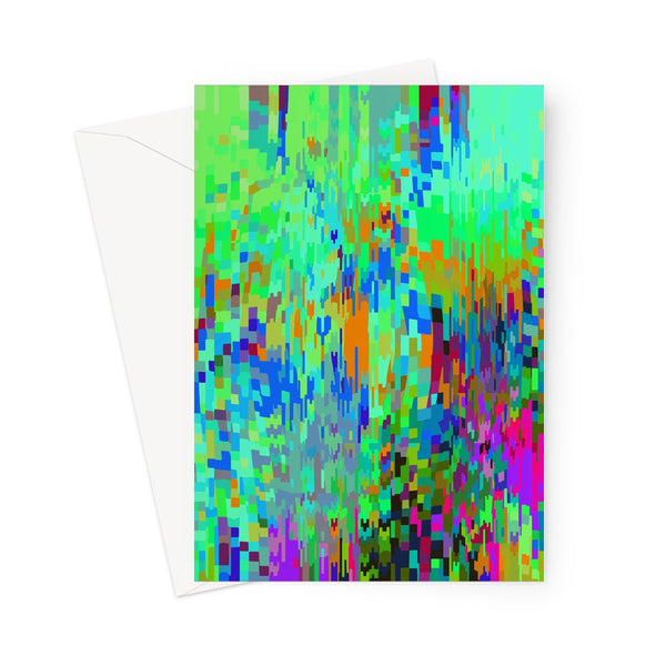 Abstract design greeting card
