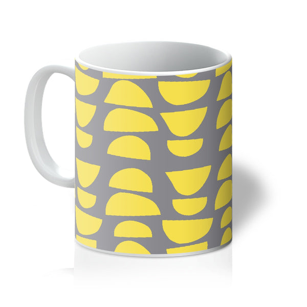 Coffee Mug | Lemon Cups Stacked | Mid Century 50s Style