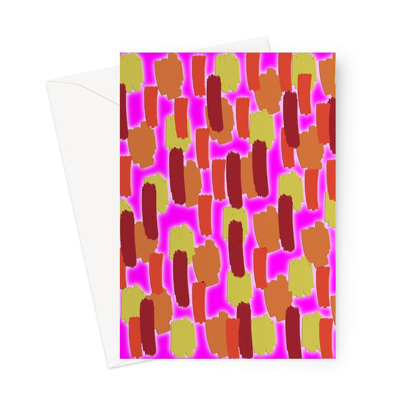 Painted Strokes Greeting Card