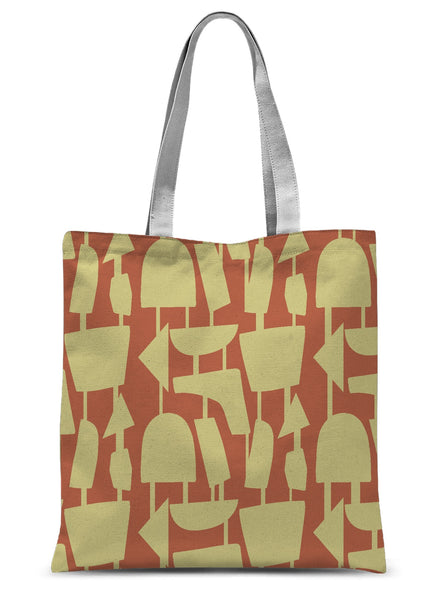 Tote Bag | Yellow Retro Style | Forever Connected