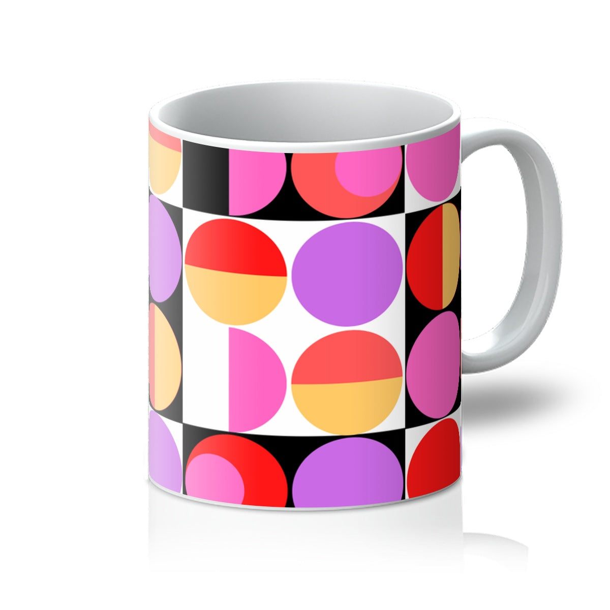 Bauhaus Retro Abstract Memphis Style Coffee Mug