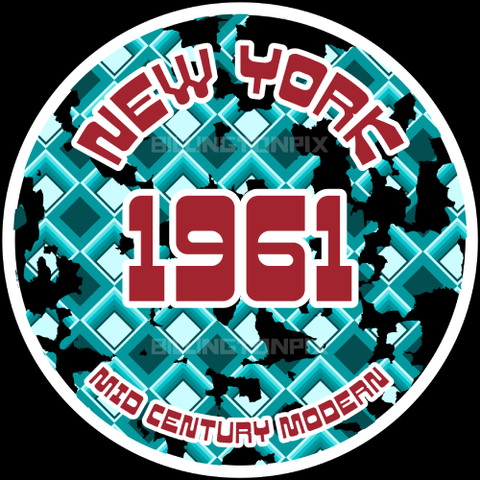 New York 1961 Mid Century Modern | Digital Download
