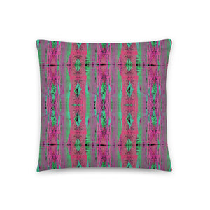 Contemporary Retro Victorian Geometric Crimson Sofa Cushion Throw Pillow