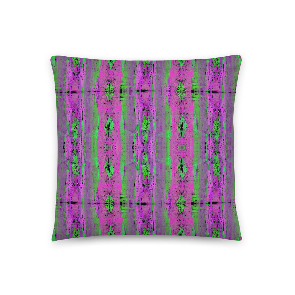 Contemporary Retro Victorian Geometric Pink sofa cushion or throw pillow by BillingtonPix