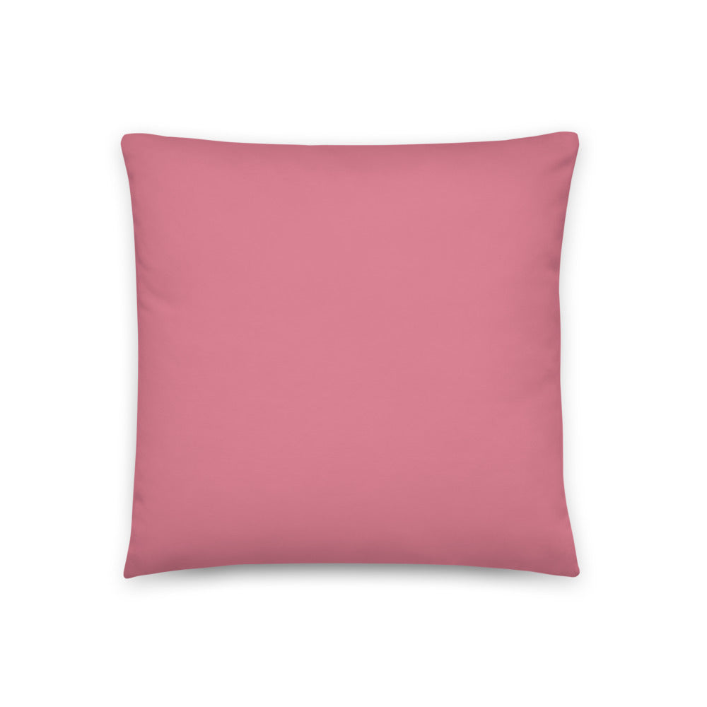 This bright and bold colourful sofa pillow has a gorgeous pink tone that will provide a perfect retro hint to our living space