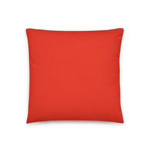 Single Coloured Cushion | Joyous Tangerine | Retro Pop