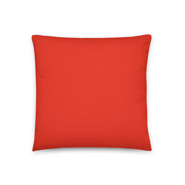 Single Coloured Cushion | Joyous Tangerine | Retro Pop