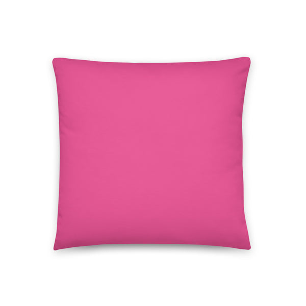 This bright and bold colourful sofa pillow has a gorgeous soft pink tone that will provide a perfect retro hint to our living space