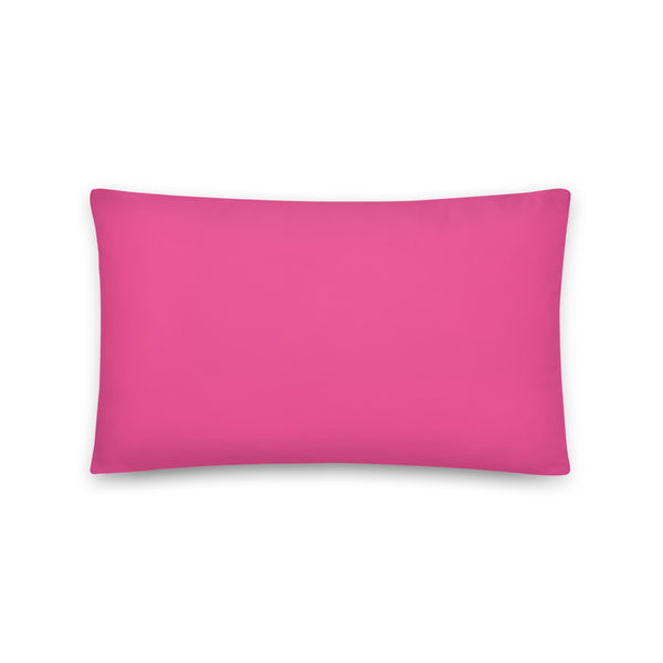 This bright and bold colourful sofa pillow has a gorgeous soft pink tone that will provide a perfect retro hint to our living space
