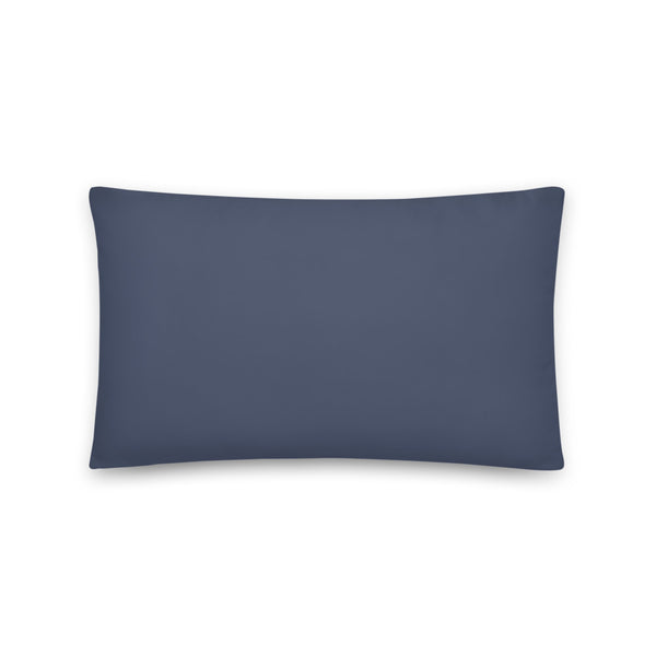 This bright and bold colourful sofa pillow has a fresh navy blue tone that will provide a perfect retro seaside vibe to your living space