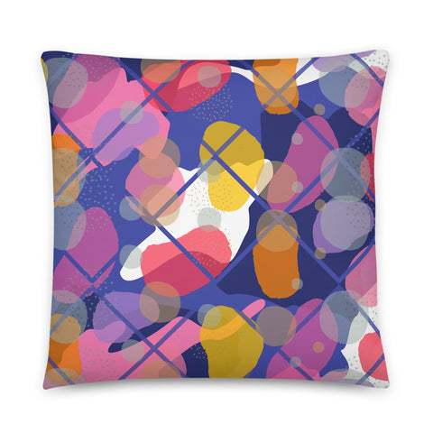 Patterned Sofa Cushion Throw Pillow | Navy | Visionary Skies Collection