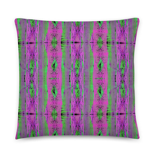 Contemporary Retro Victorian Geometric Pink sofa cushion or throw pillow by BillingtonPix