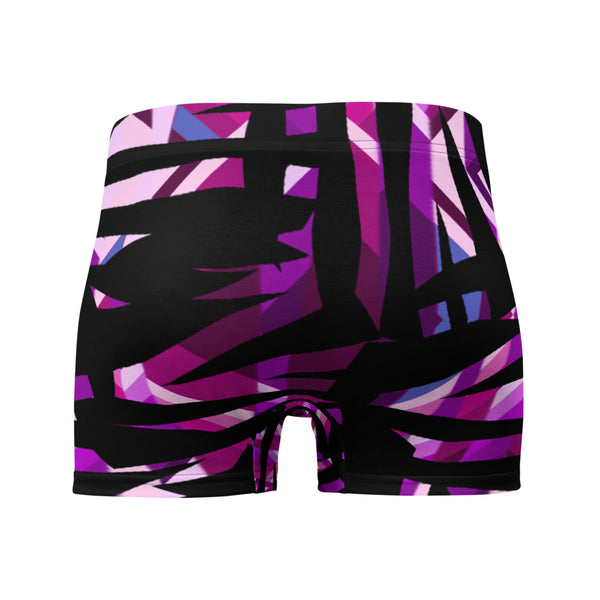 Mens Boxer Briefs | Pink Pattern | Retro 30s Style