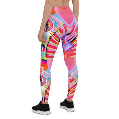 Leggings, EDC Festival Rave Rosa