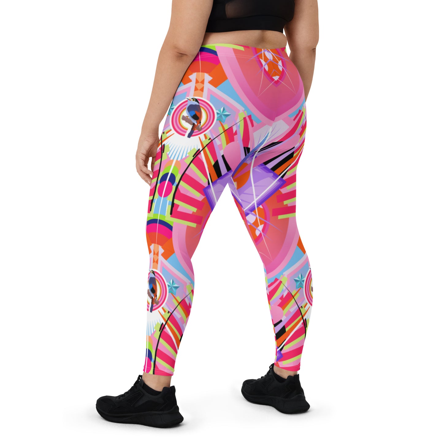 Leggings, EDC Festival Rave Pink