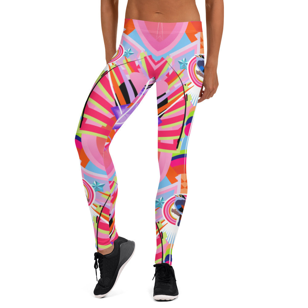 Leggings, EDC Festival Rave Pink