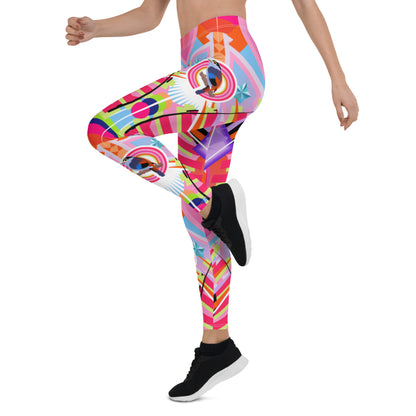 Leggings, EDC Festival Rave Rosa