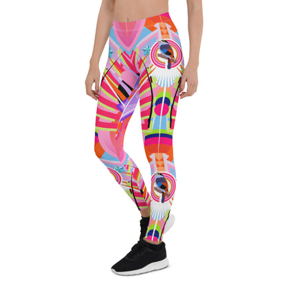 Leggings, EDC Festival Rave Rosa