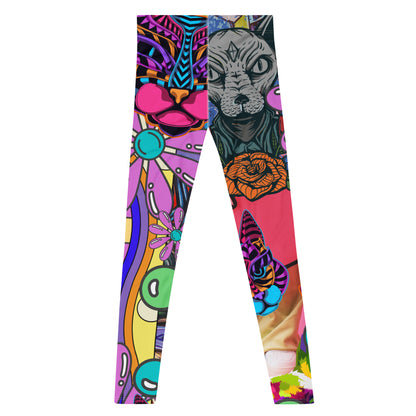 Herren Leggings, Gruselig süß Decora Kei