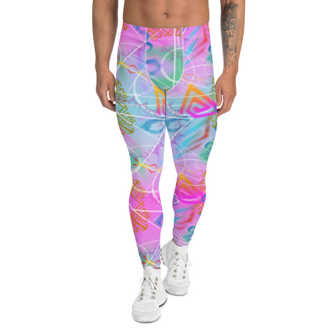 90s Leggings Printed, Geometric 90s Clothes, Abstract 90s Clothing Women,  Workout Clothes, 90s Pants, Vaporwave Leggings, Party 90s Style -   Norway