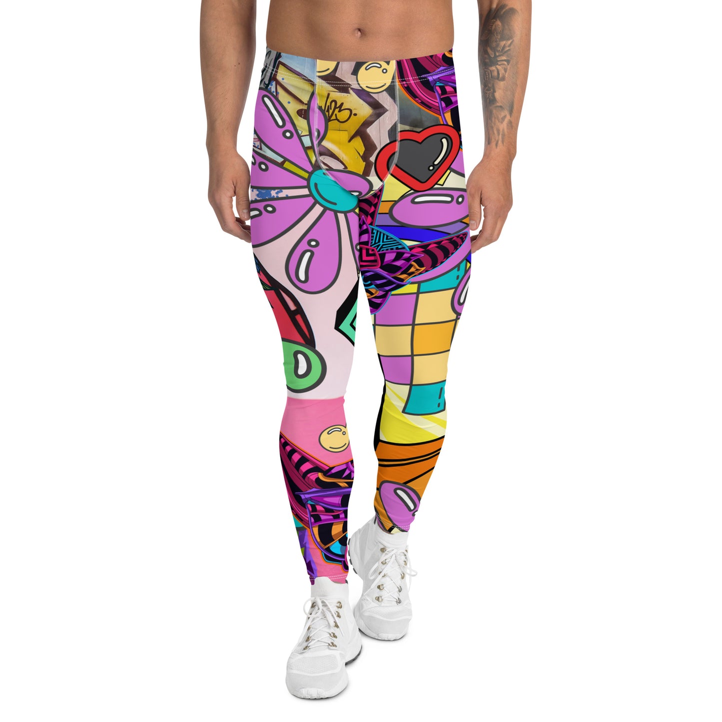 Herren Leggings, Gruselig süß Decora Kei