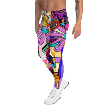 Herren Leggings, Gruselig süß Decora Kei