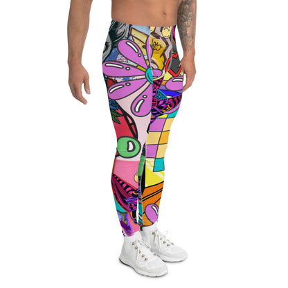 Herren Leggings, Gruselig süß Decora Kei