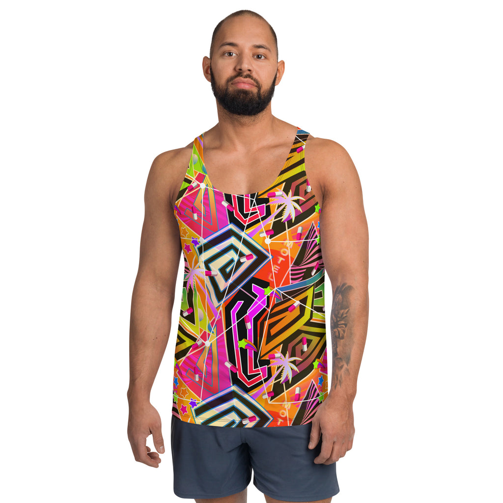 Vaporwave Menhera Men's Tank Top