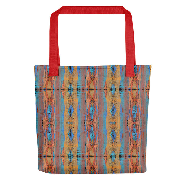 Tote Bag | Contemporary Retro Victorian Geometric Orange