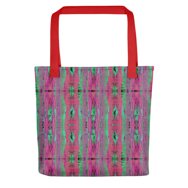 Tote Bag | Contemporary Retro Victorian Geometric Crimson