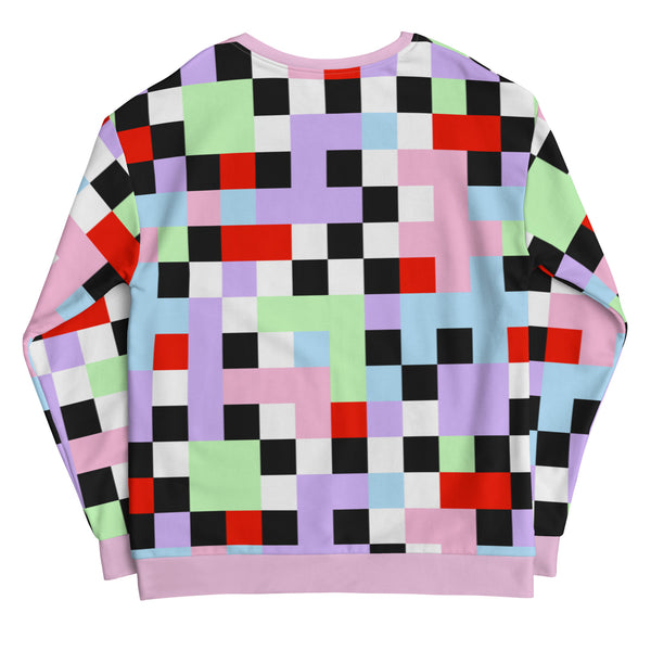 Yami Kawaii Mochi Mouse | Patterned Sweatshirt