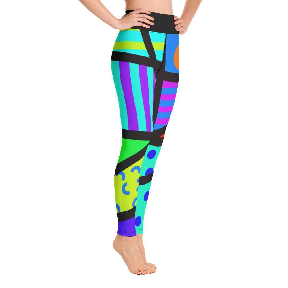 1980s Abstract Pattern Leggings for Sale by craftylemon