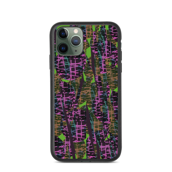 Pink Biodegradable Phone Case | 80s Retro Subatomic Planetary Collection