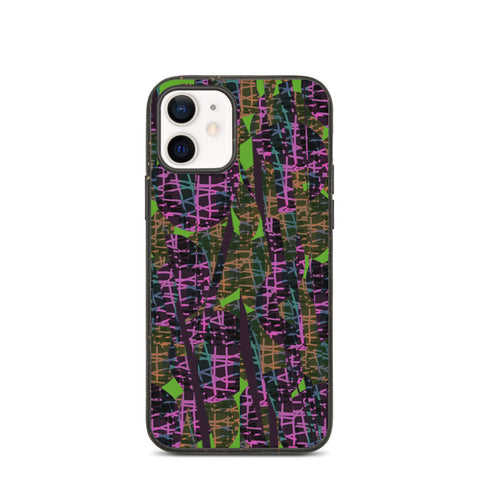 Pink Biodegradable Phone Case | 80s Retro Subatomic Planetary Collection