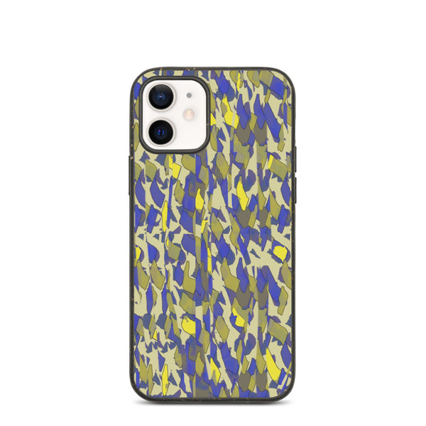 Patterned Biodegradable Phone Case | Yellow | Sunset Glitter Collection