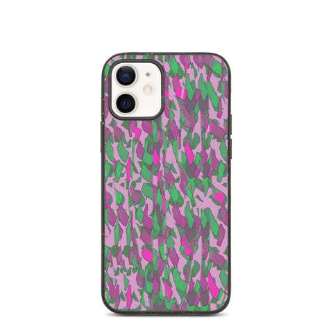 Patterned Biodegradable Phone Case | Pink | Sunset Glitter Collection