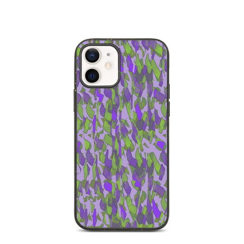 Patterned Biodegradable Phone Case | Purple | Sunset Glitter Collection
