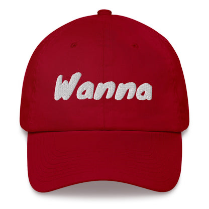 Papamütze mit Slogan | Wanna