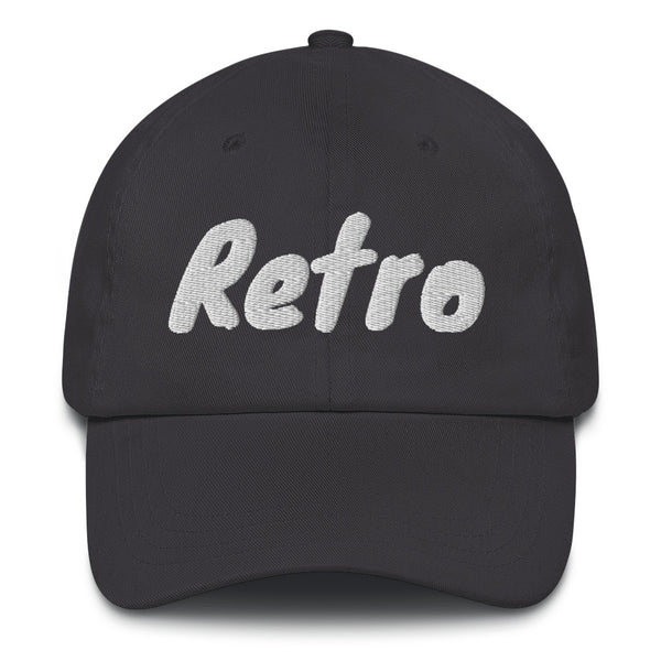 Slogan dad hat with the message Retro on this cap by BillingtonPix