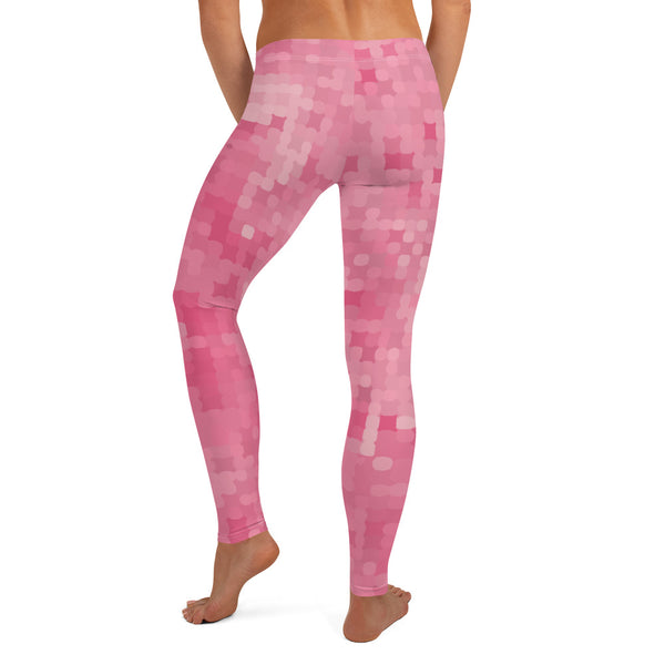 Pink patterned leggings