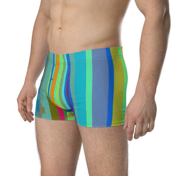 LGBT multicoloured striped male boxer briefs underwear