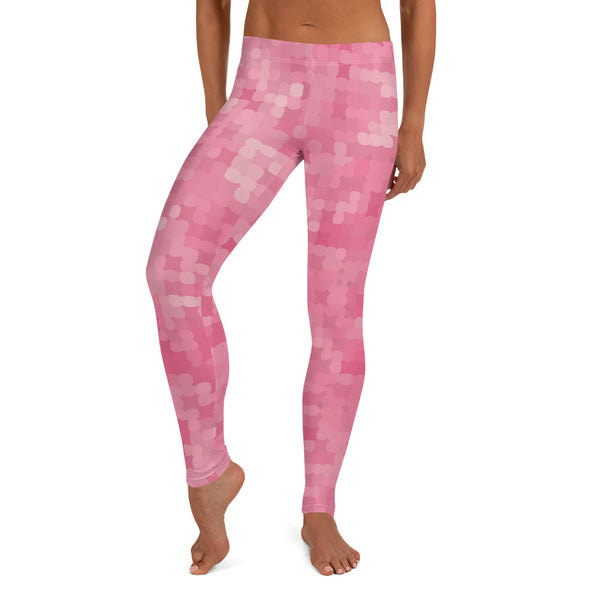 Pink patterned leggings