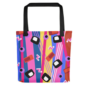 Crazy Underworld Abstract Pattern with black handle