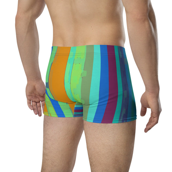 LGBT multicoloured striped male boxer briefs underwear